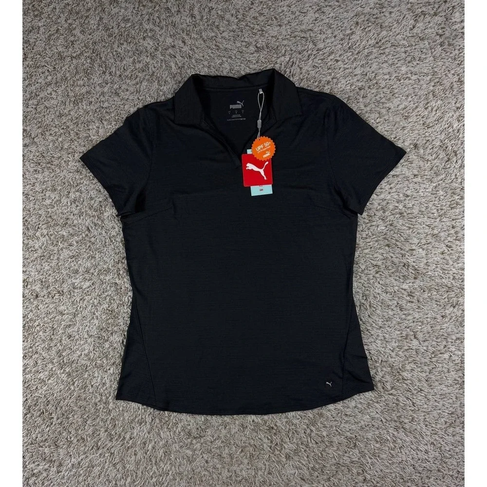 Lot of 4 Women's Nike Puma Shirts Size Large Dri-Fit Golf Training NWT